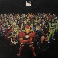 MARVEL COMICS MAD ENGINE T-Shirt XL iron man x-men spider-man wolverine thor