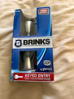 Brinks High Security Keyed Entry Door Knob