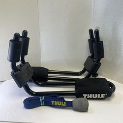 Thule (contact info removed) Hull-A-Port J Hook Vertical Kayak Carrier Roof Rack - Set Of 2