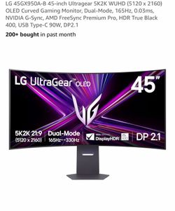 LG 45 inch 5K Ultrawide Monitor (New)