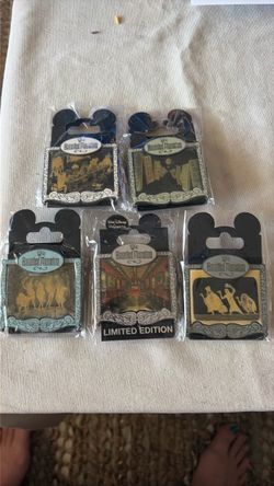 Walt Disney Imagineering cast exclusive Haunted Mansion LE 300 pin set