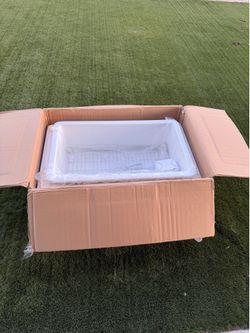 White kitchen sink - New