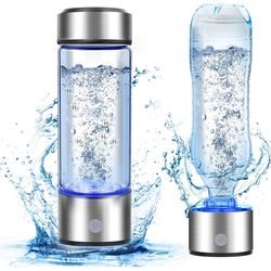 2025 New Hydrogen Water Bottle, 2200PPB in 3Min, SPE PEM Tech, Portable 16OZ, Rechargeable Hydrogen Water Bottle for Travel, Home, Office – Gift for F