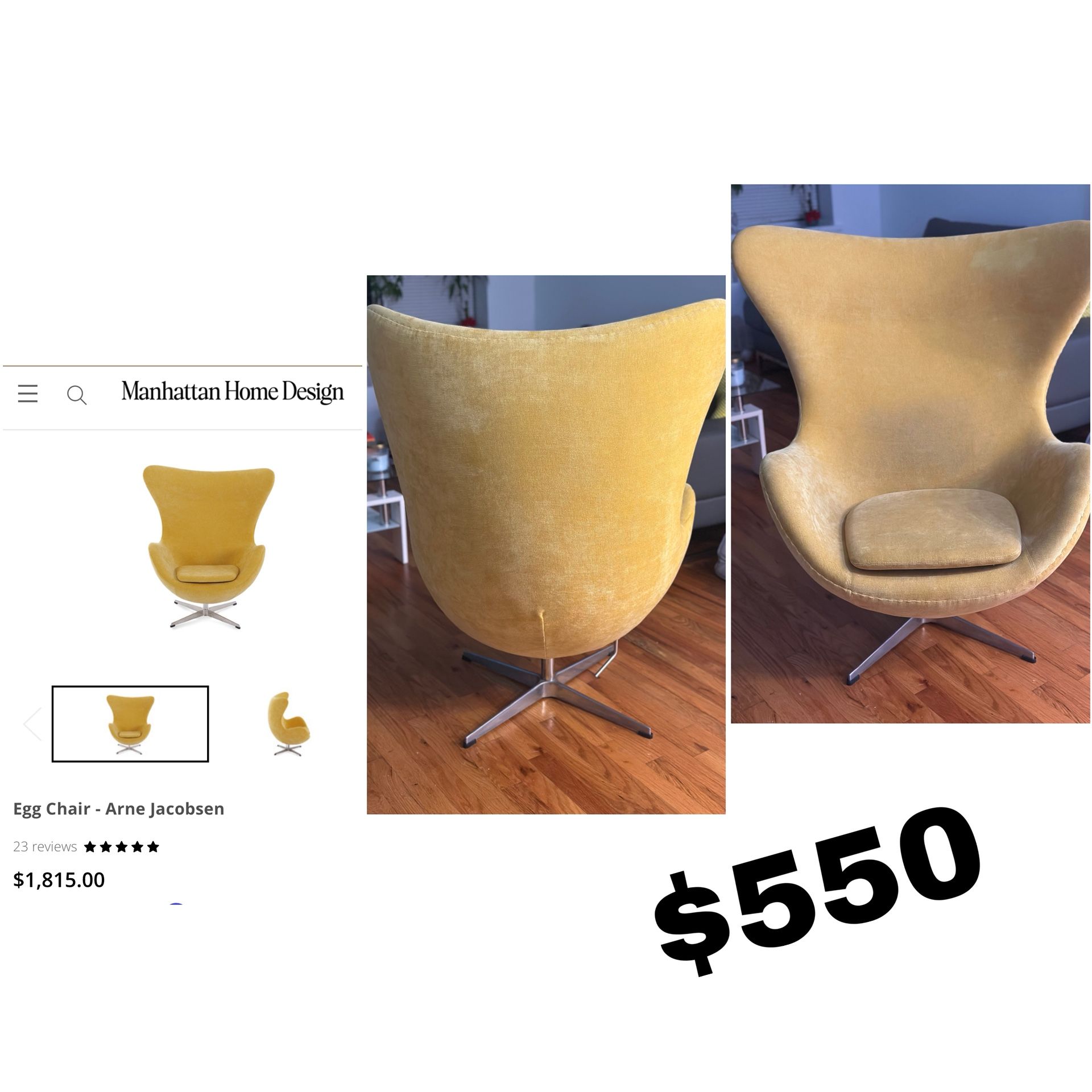 Yellow Egg Chair