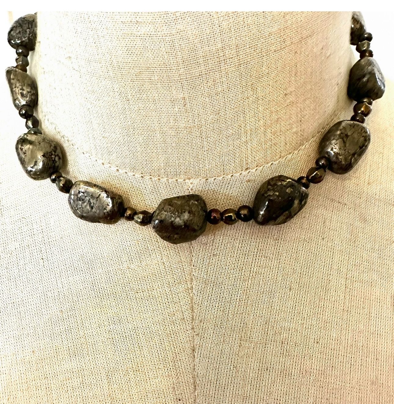 Pyrite Choker Necklace