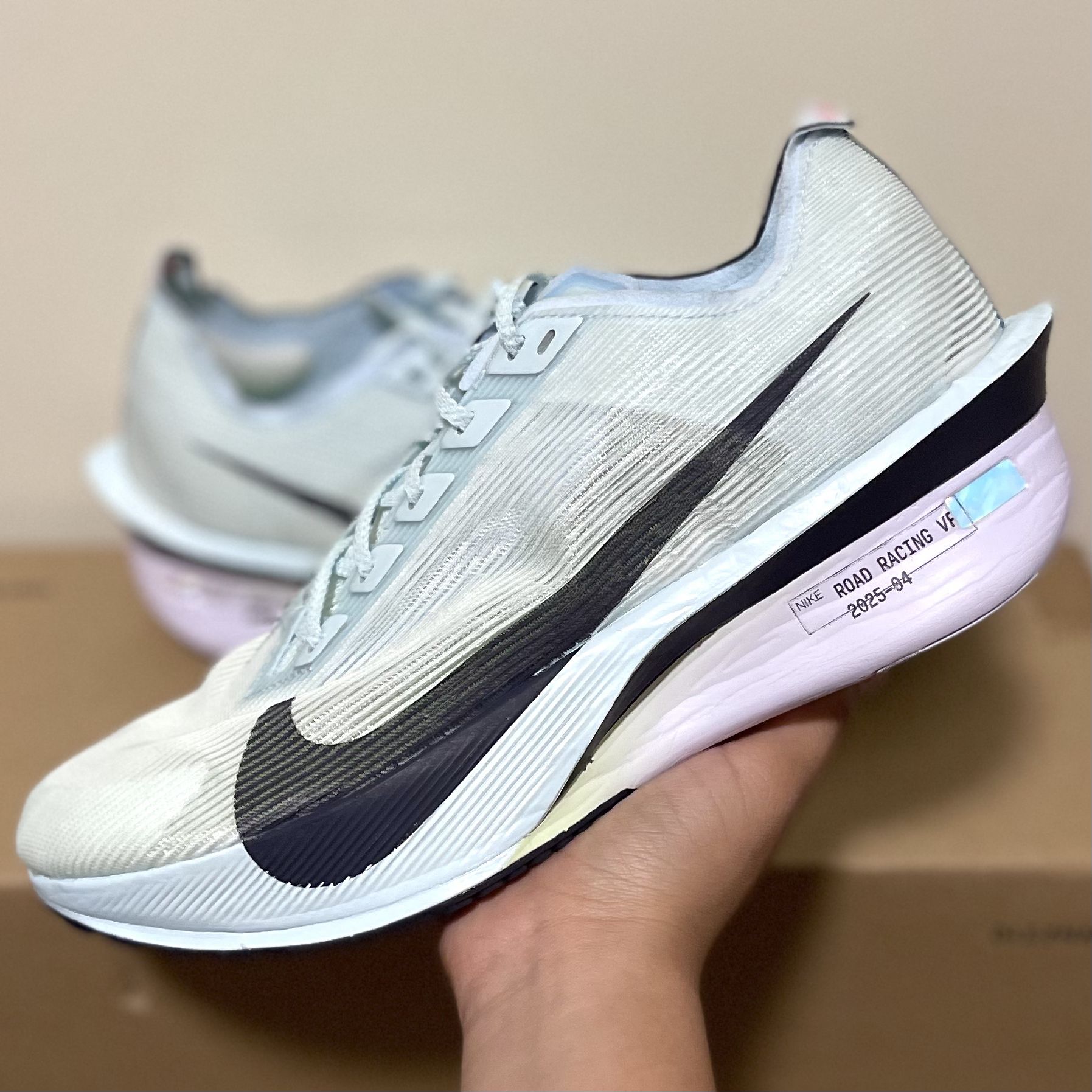 Nike ZoomX Vaporfly Next% 4 Glacier Blue Women's Size 8 Running Shoes HF6412-400