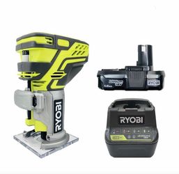 RYOBI 18 ROUTER Cordless - 29.000 rpm Battery and charger