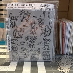 Stamps - Stampers Anonymous - Mini Cats & Dogs