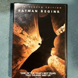 DVD used product no issues Batman begins movie