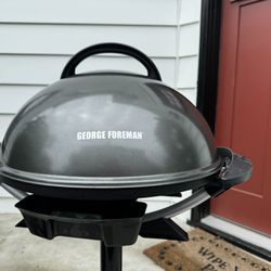 George Foreman Electric Grill And Cover 