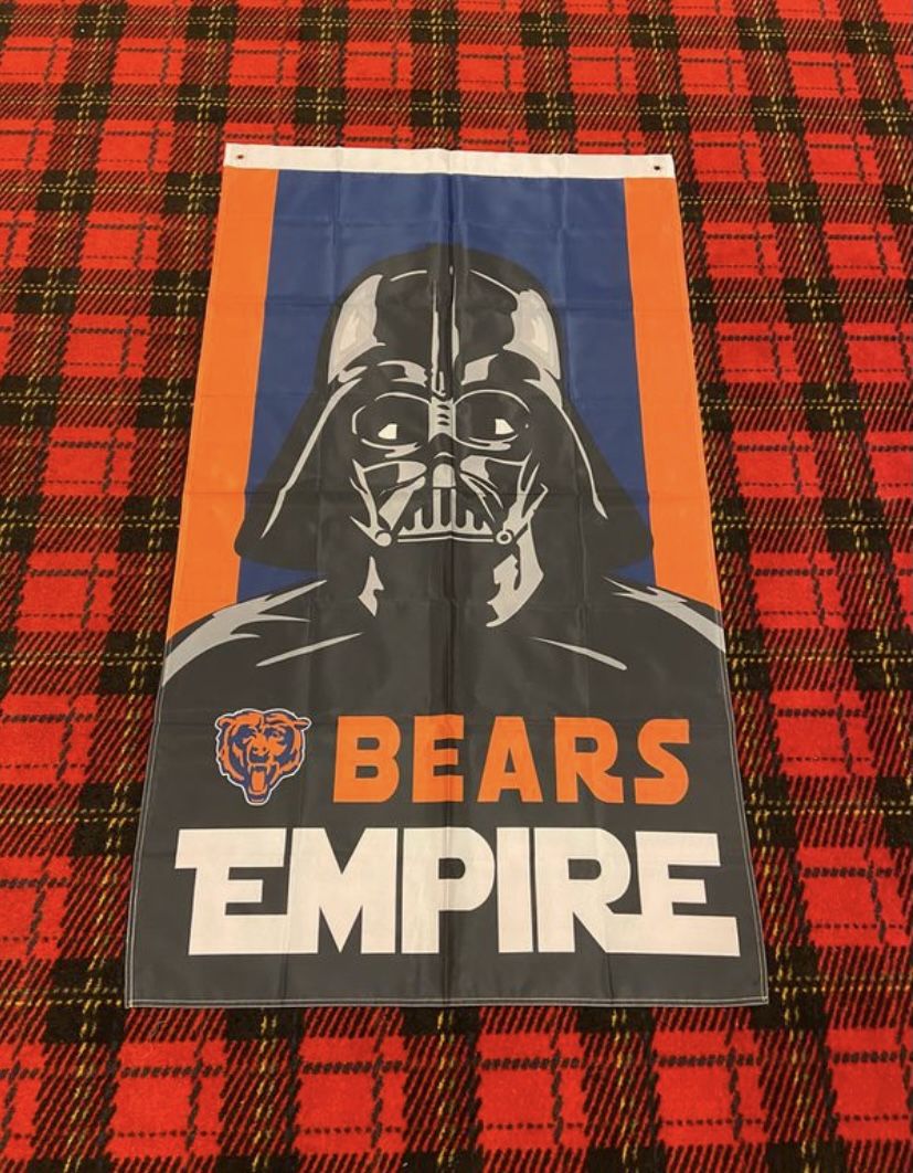 Brand New Chicago Bears Banner Flag #)$8733