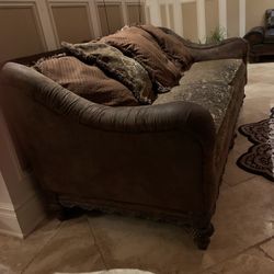 Living Room Set . Couch, 2 Large Chairs, 1 Ottoman