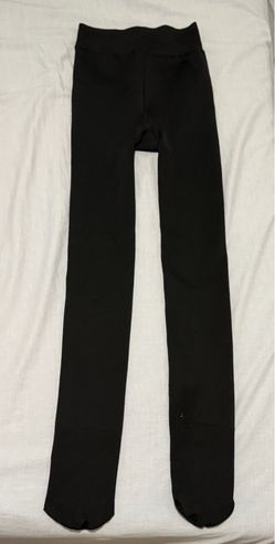 Black Footed Leggings