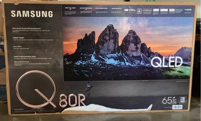 TV Samsung 65", Q80R, 240 Hz, 2019 Model, Bixby, Dynamic Cristal Color, HDR, Bixby, Excellent