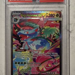 Mega Venusaur Ex Special Illustration Rare PSA 9