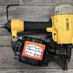 Dewalt Pneumatic 15 Degree Coil Framing Nail Gun 