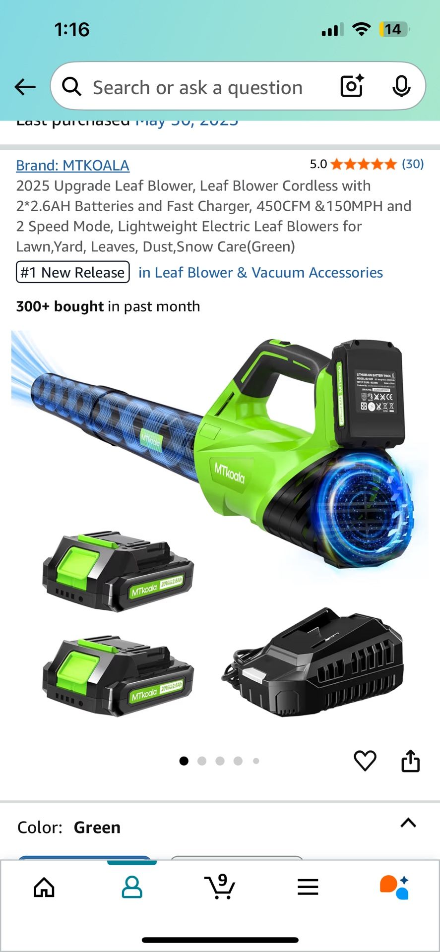 Electric Leaf Blower
