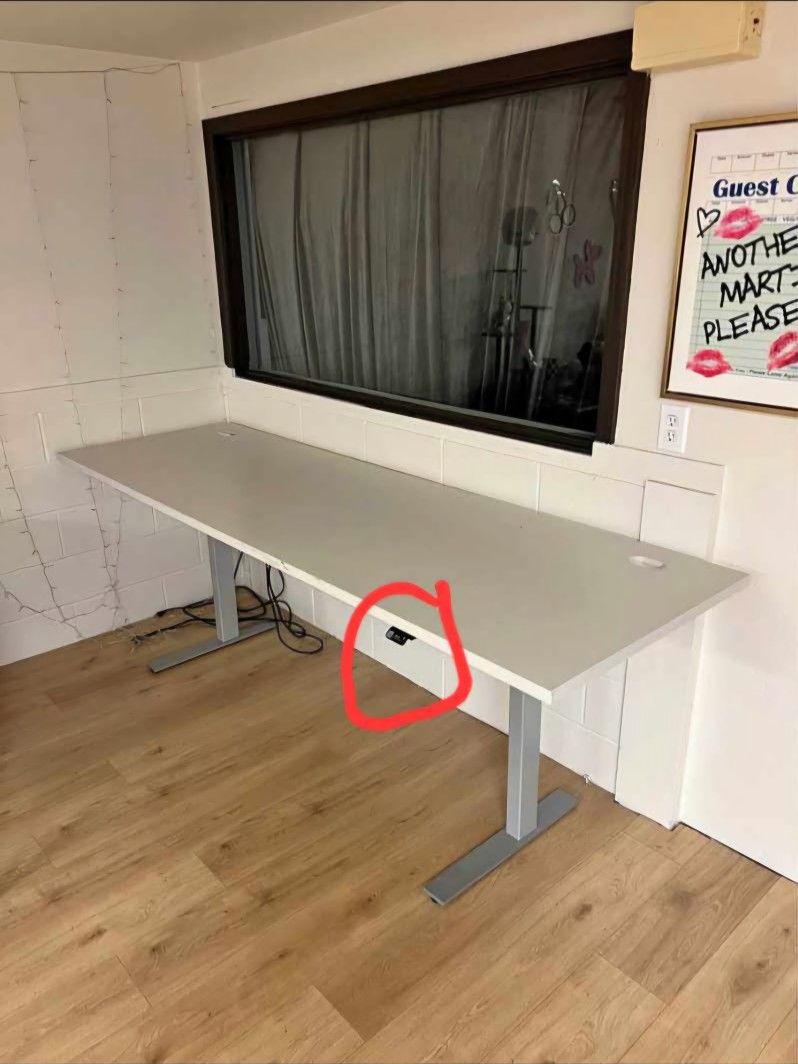 8-Foot Commercial-Grade Electric Standing Desk – Adjustable Height