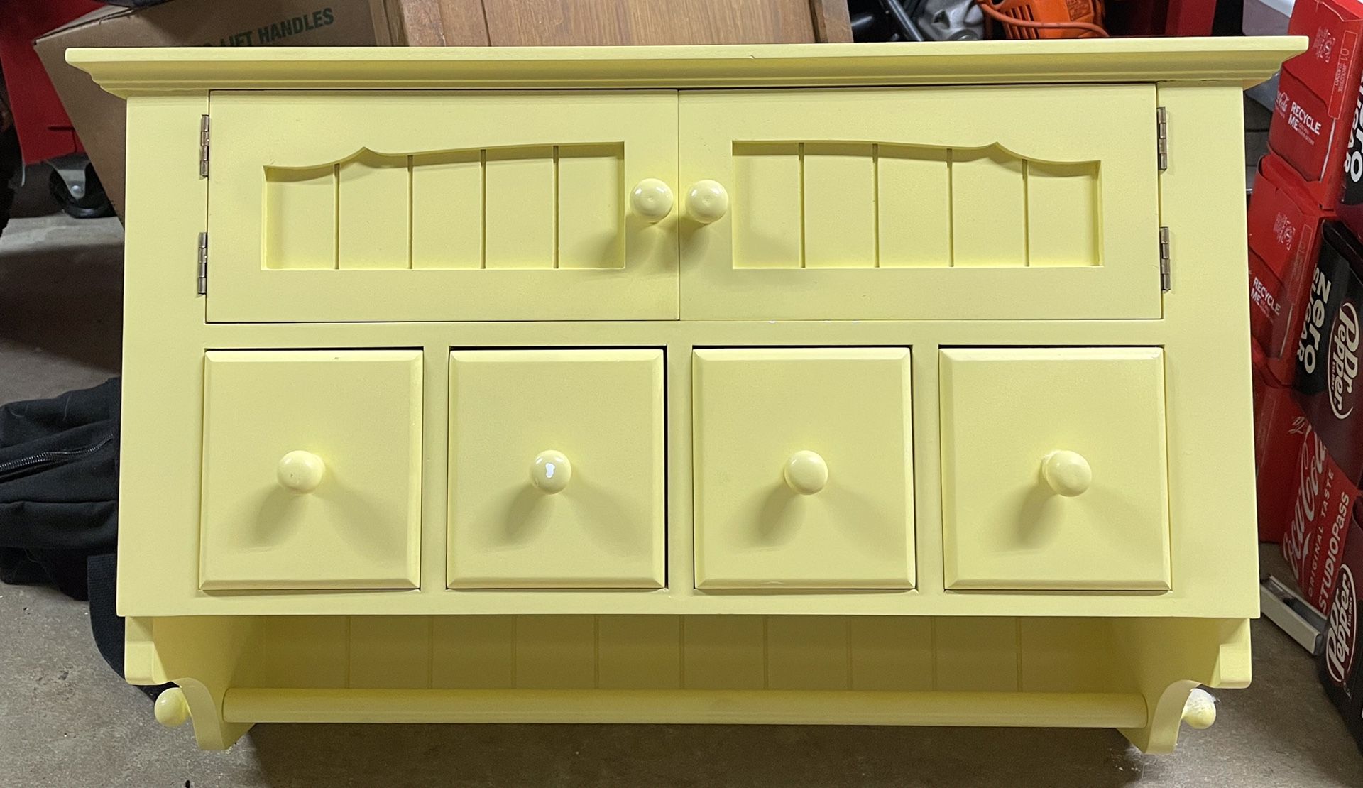 Yellow Wall Cabinet