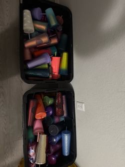 Large Lot of Starbucks Studded Tumblers