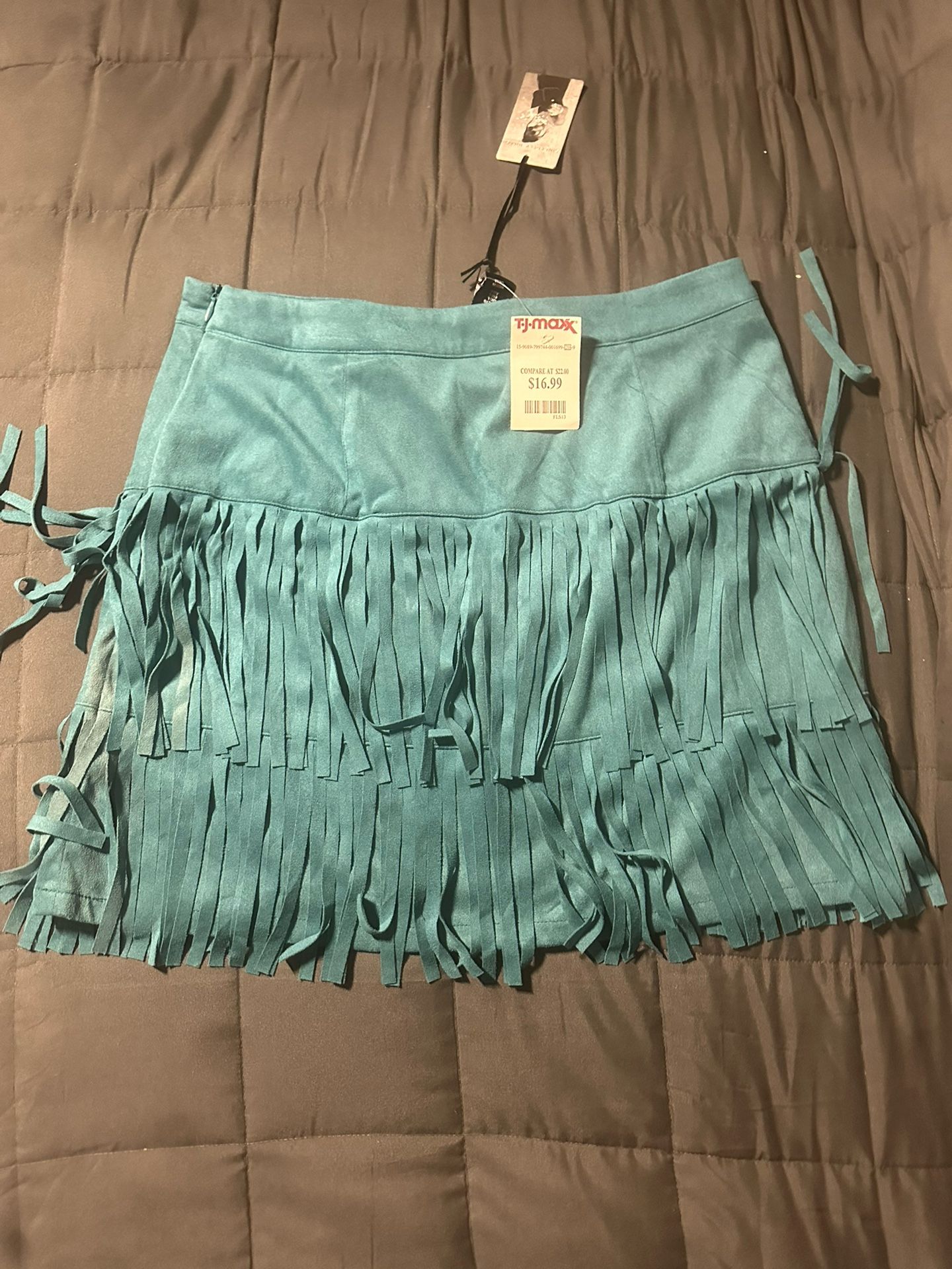 Western Fringe Skirt
