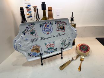 Vintage Revol France Porcelain Cheese Platter