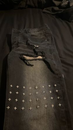 Black/Grey Ksubi Jeans