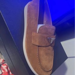 Prada Suede Loafers