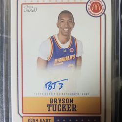 Really Nice Bryson Tucker Rookie, Auto Card MINT 