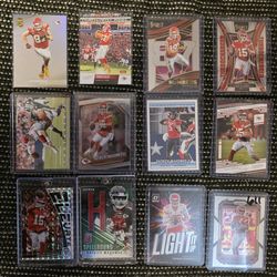 Patrick MaHomes and Travis Kelce Cards Lot