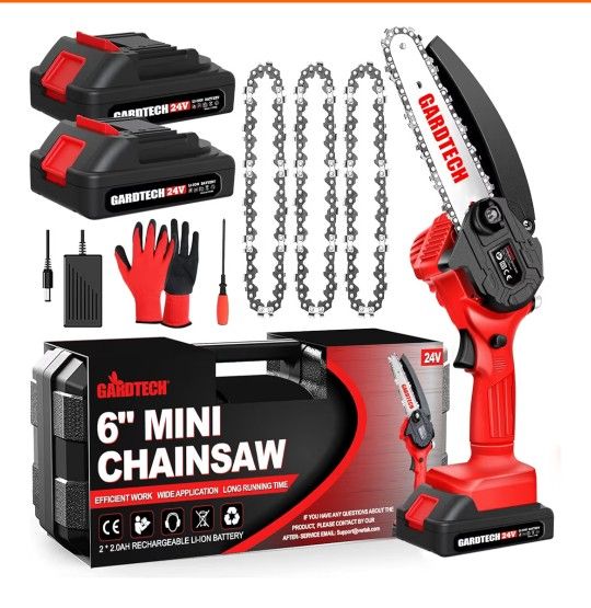 *New* Mini 6 Inch Chainsaw L-ion Powered
