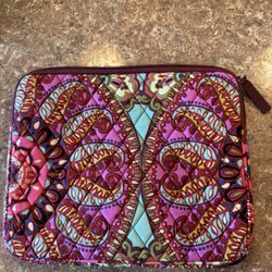 Woman’s Vera Bradley laptop/cosmetic bag shipping available