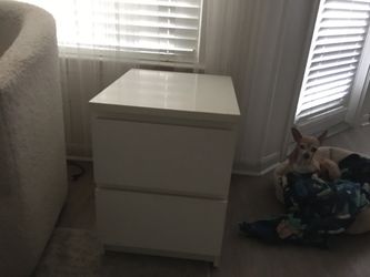 White Side Table 