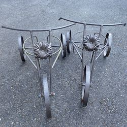 Flower/plant Potted bicycle stand 