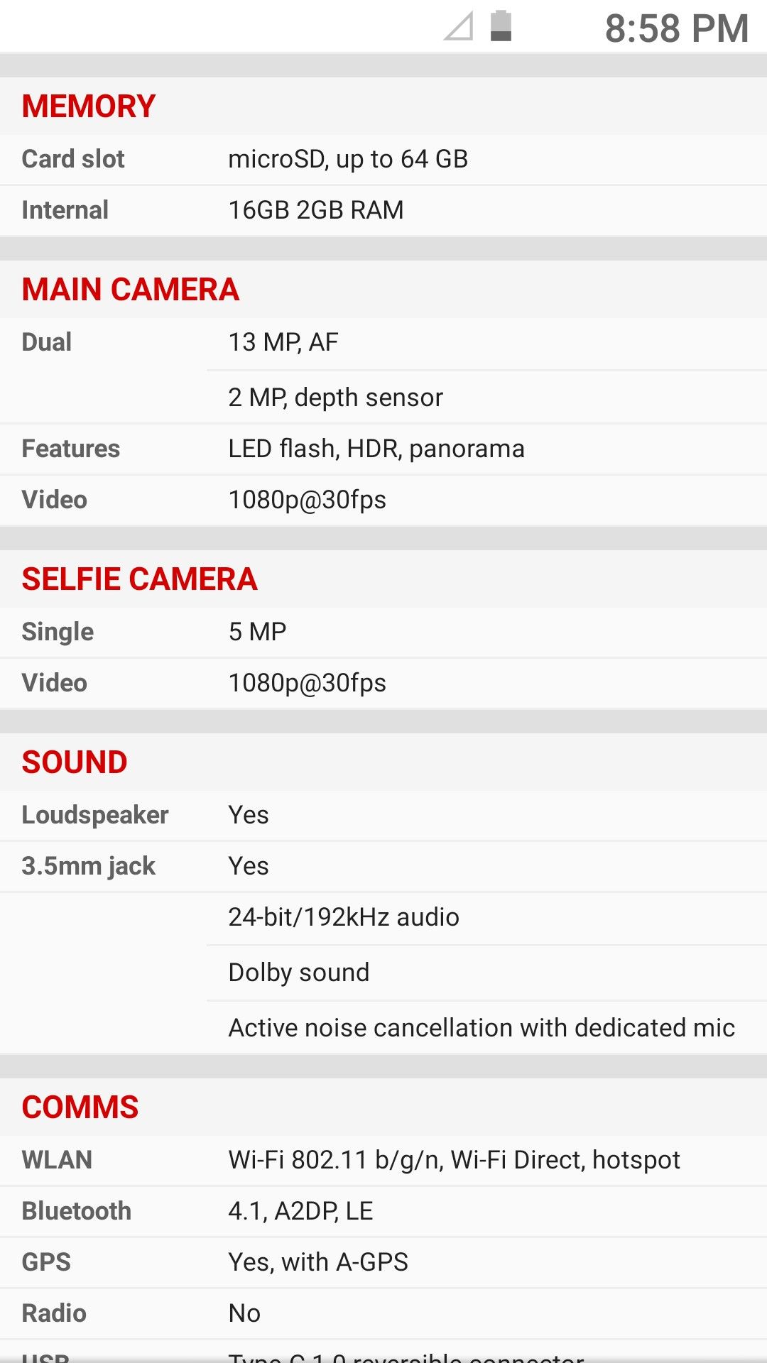 ZTE GRAND X MAX 2