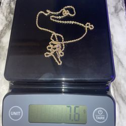 10K Solid Gold Chain 