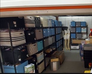 4 Heavy Duty Black Shelves 48" L x 18" W x 72" H