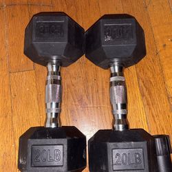 Pair Of 20lb Dumbbells Pick Up Only In Public Place