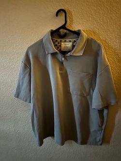 Denim & Flower Relaxed Fit Half-Zip Polo Shirt