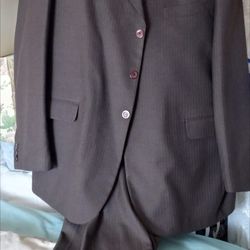 2 New Men's Suit Gray Color And Chocolate Color Size XL $30  