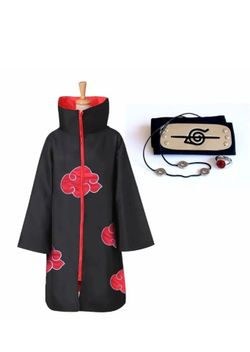 Naruto Akatsuki Cloak Robe Cosplay