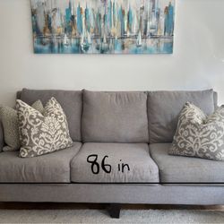 Large Grey Sofa