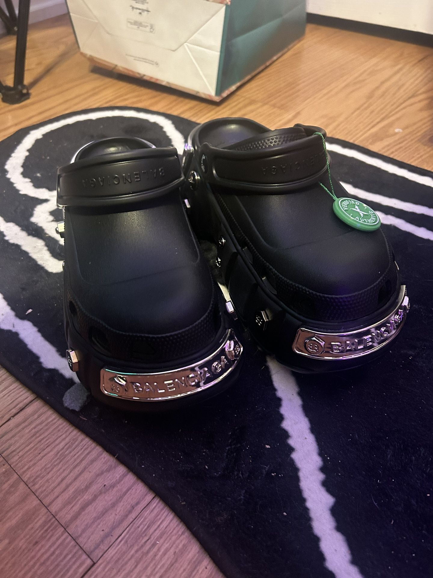 balenciaga hard crocs