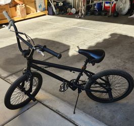 Matte Black BMX Bike
