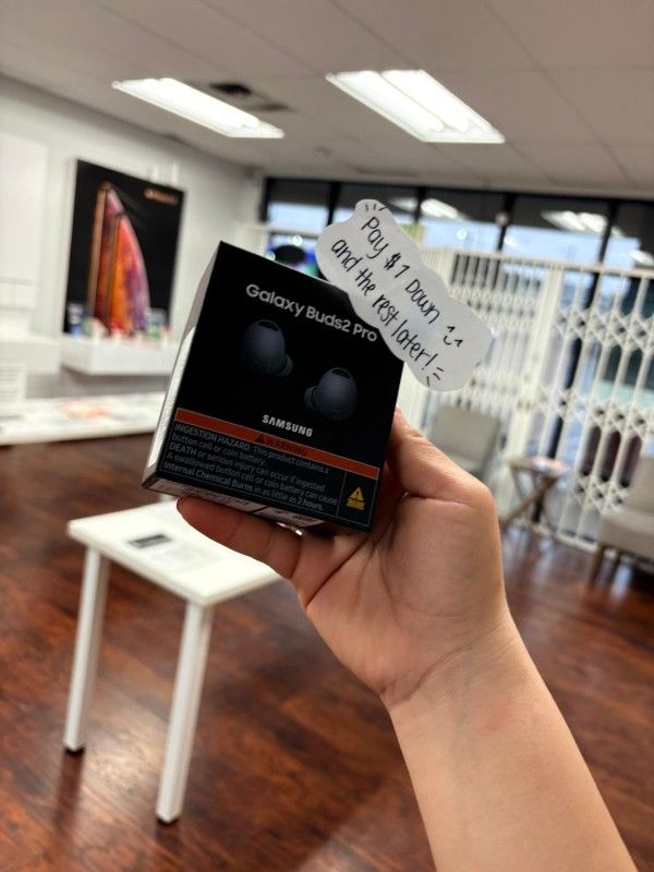 Samsung Galaxy Buds 2 Pro Bluetooth Wireless Earbuds New - Pay $1 To Take It Home Today and pay the rest later.