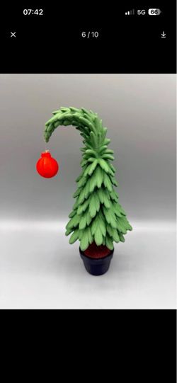 3d printed grinch Christmas tree
