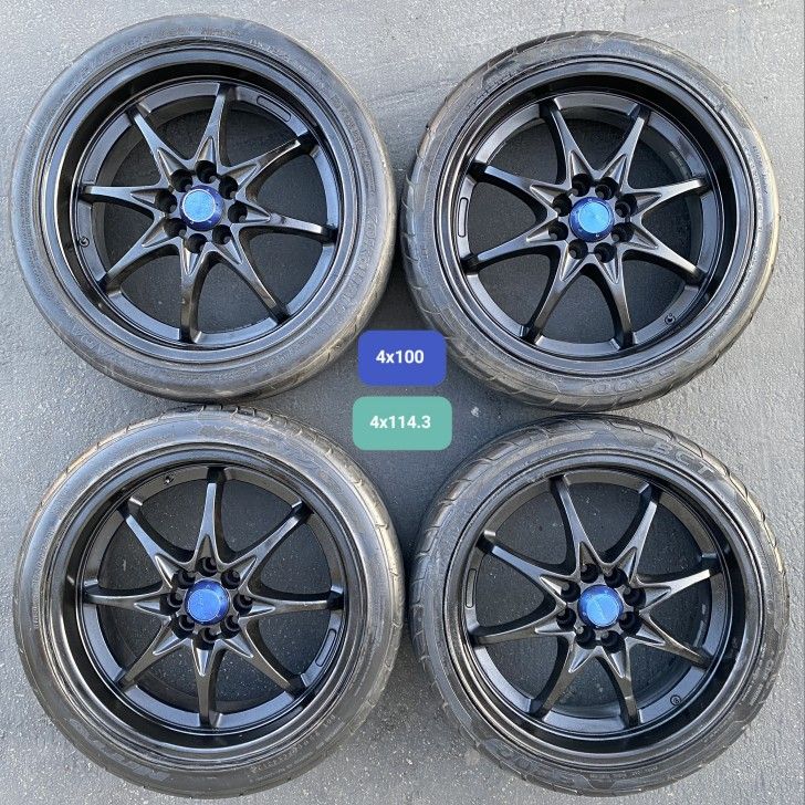 J197 Velox 8 spoke Wheels 17 inch Wheels