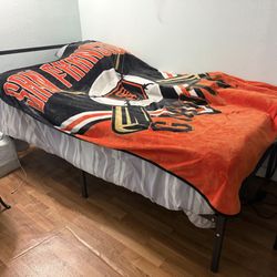 Twin Bed Frame W/ Mattress 