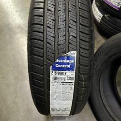 BFGOODRICH ADVANTAGE CONTROL 215/60R16/SL Price$140 Each