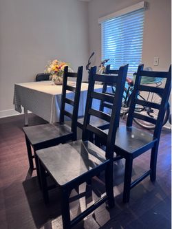 4 ikea dining chairs